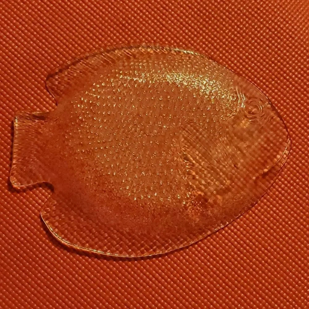 Arcoroc France Glass Fish Plates 10.5